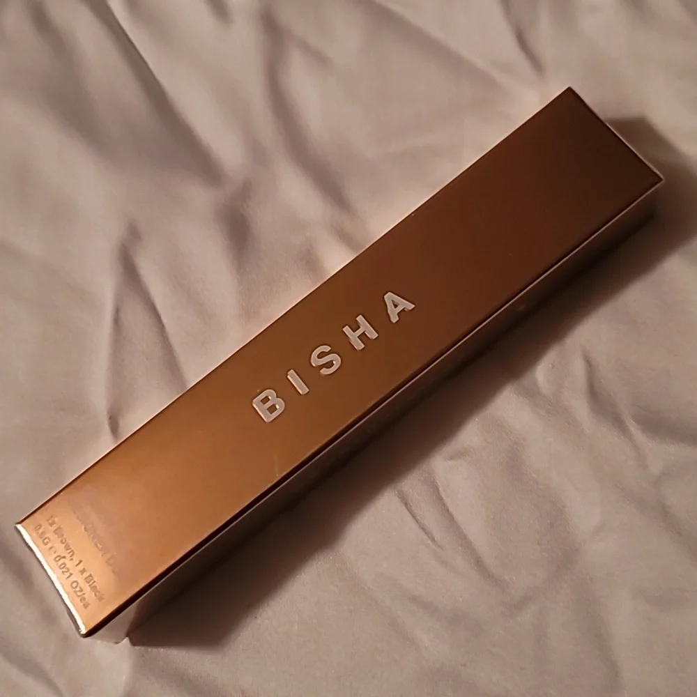 NEW BISHA Essential Eye Designer Duo Set in Downtown Black & Uptown Brown Sealed